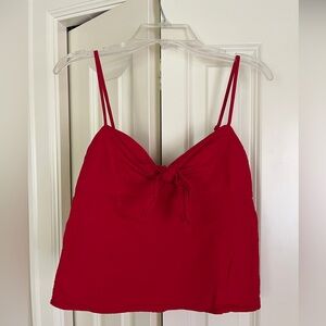 Brandy Melville Linen Cropped Tank